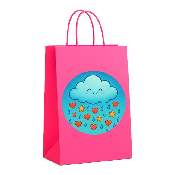 Sacola de Papel Personalizada Infantil Chuva de Bênçãos - Imagem 3