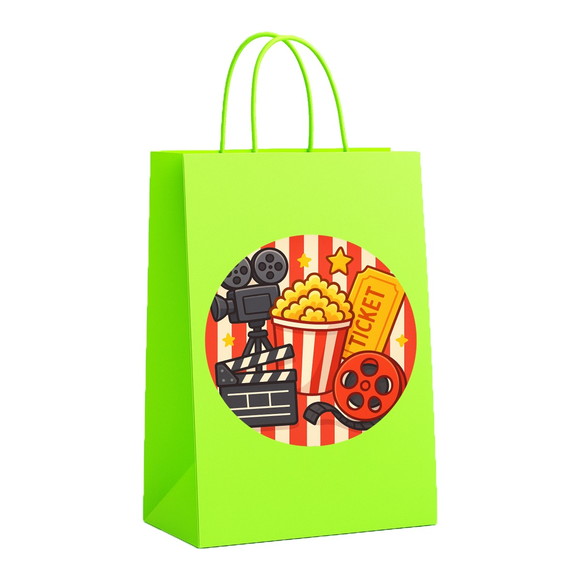 Sacola de Papel Personalizada Infantil Cinema - Imagem 5