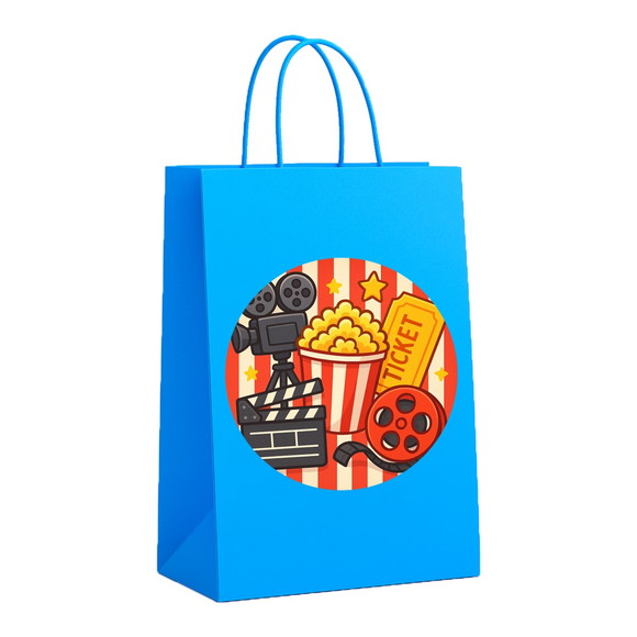 Sacola de Papel Personalizada Infantil Cinema - Imagem 2