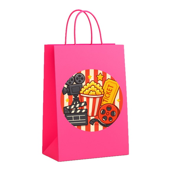 Sacola de Papel Personalizada Infantil Cinema - Imagem 3