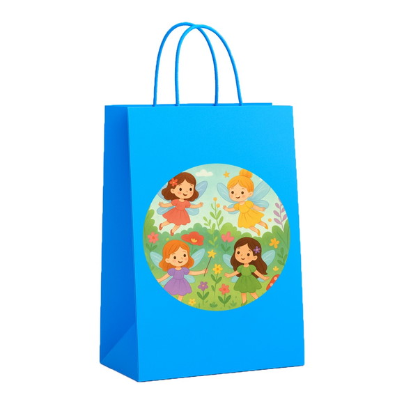Sacola de Papel Personalizada Infantil Fadas - Imagem 2