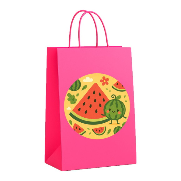 Sacola de Papel Personalizada Infantil Melancia - Imagem 3