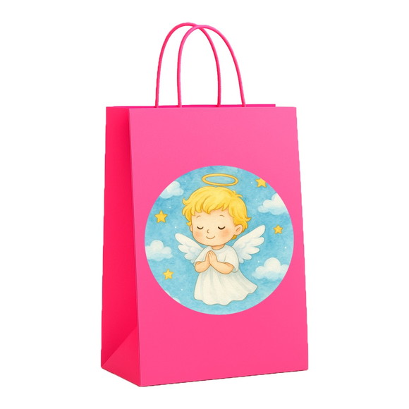 Sacola de Papel Personalizada Infantil Meu Batizado - Imagem 3