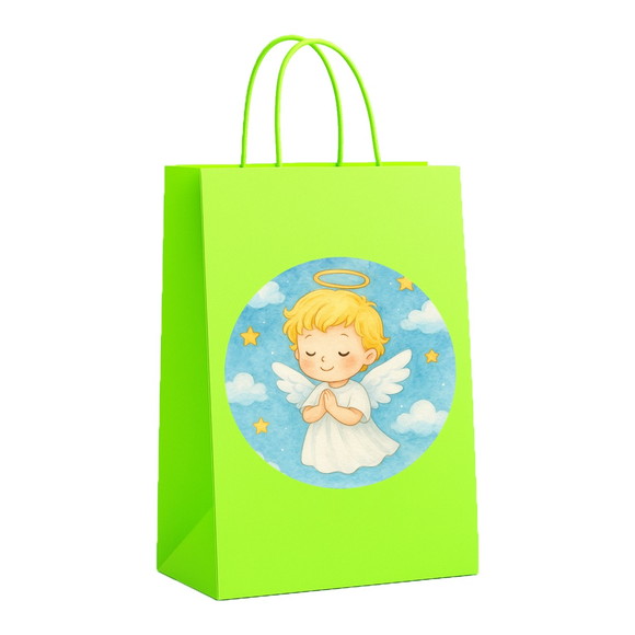 Sacola de Papel Personalizada Infantil Meu Batizado - Imagem 5