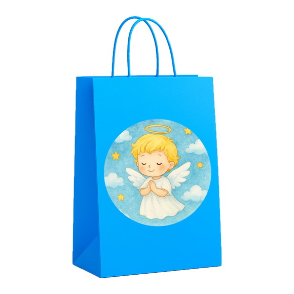 Sacola de Papel Personalizada Infantil Meu Batizado - Imagem 2