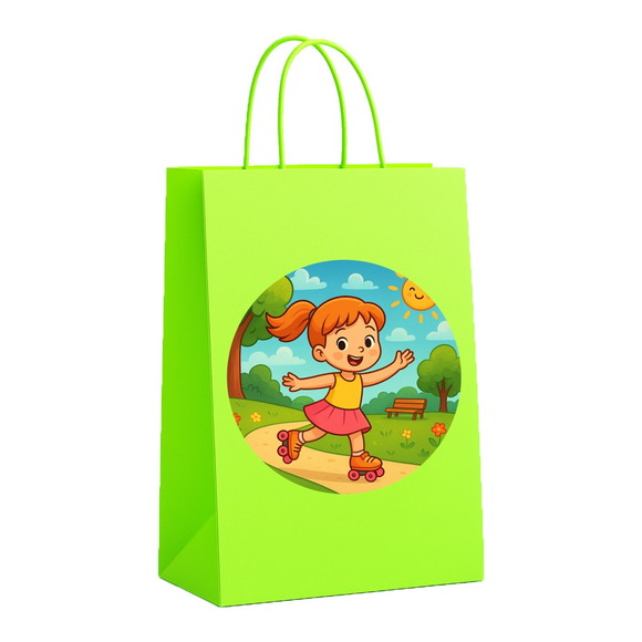 Sacola de Papel Personalizada Infantil Patins - Imagem 5