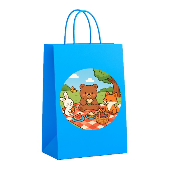 Sacola de Papel Personalizada Infantil Picnic - Imagem 2