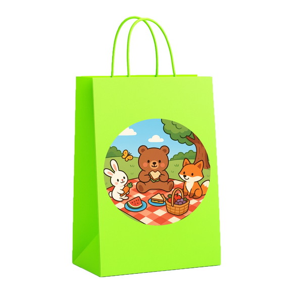 Sacola de Papel Personalizada Infantil Picnic - Imagem 5