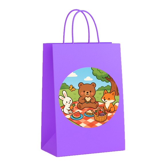 Sacola de Papel Personalizada Infantil Picnic - Imagem 4