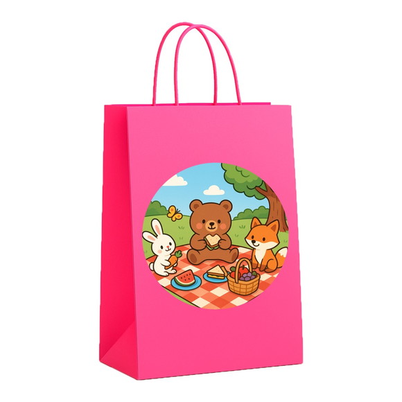 Sacola de Papel Personalizada Infantil Picnic - Imagem 3