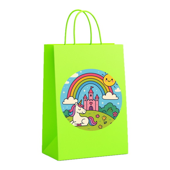Sacola de Papel Personalizada Infantil Reino do Arco-íris - Imagem 5