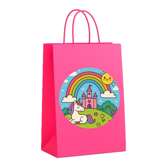 Sacola de Papel Personalizada Infantil Reino do Arco-íris - Imagem 3