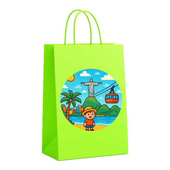 Sacola de Papel Personalizada Infantil Rio de Janeiro - Imagem 5