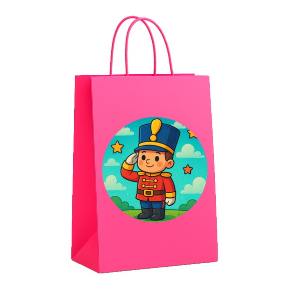 Sacola de Papel Personalizada Infantil Soldadinho de Chumbo - Imagem 3