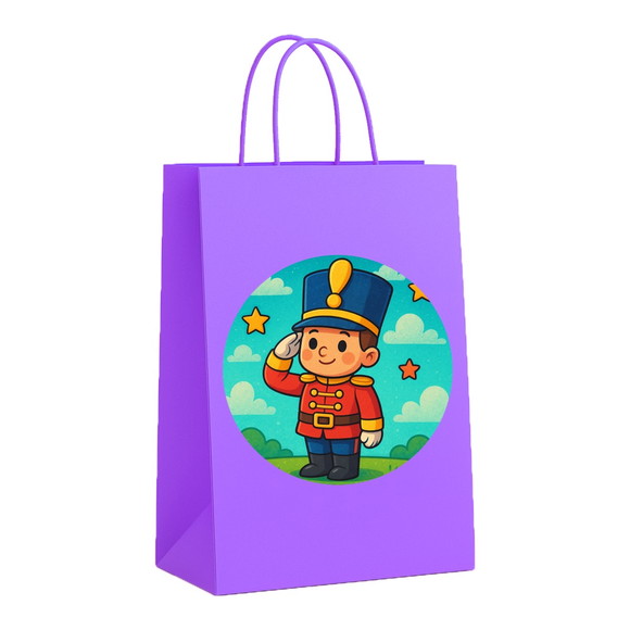 Sacola de Papel Personalizada Infantil Soldadinho de Chumbo - Imagem 4