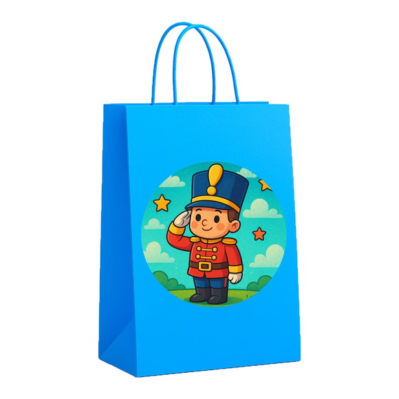 Sacola de Papel Personalizada Infantil Soldadinho de Chumbo - Imagem 2