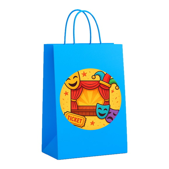 Sacola de Papel Personalizada Infantil Teatro Infantil - Imagem 2