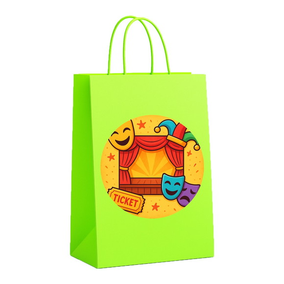 Sacola de Papel Personalizada Infantil Teatro Infantil - Imagem 5