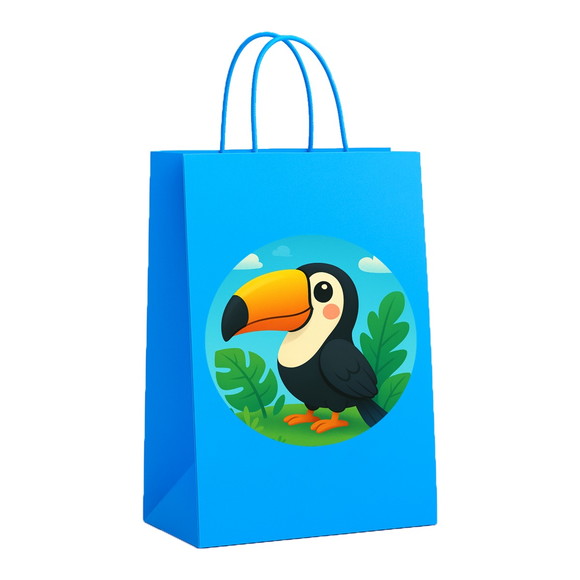 Sacola de Papel Personalizada Infantil Tucano - Imagem 2