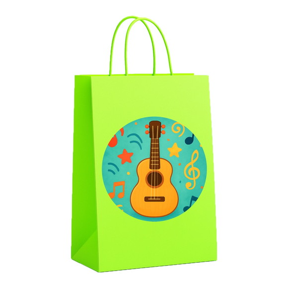 Sacola de Papel Personalizada Infantil Violão - Imagem 5