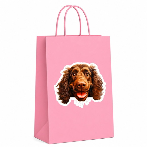 Sacola Papel Festa Raça Cachorro Spaniel Boykin - Imagem 5