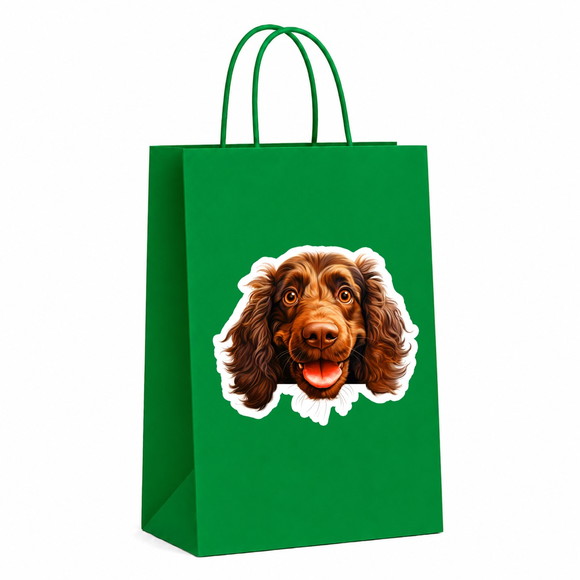 Sacola Papel Festa Raça Cachorro Spaniel Boykin - Imagem 4