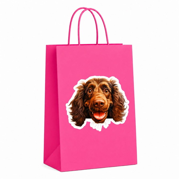 Sacola Papel Festa Raça Cachorro Spaniel Boykin - Imagem 2