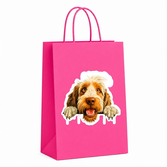 Sacola Papel Festa Raça Cachorro Spinone Italiano - Imagem 2
