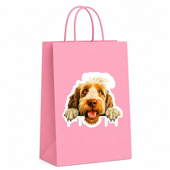 Sacola Papel Festa Raça Cachorro Spinone Italiano - Imagem 5