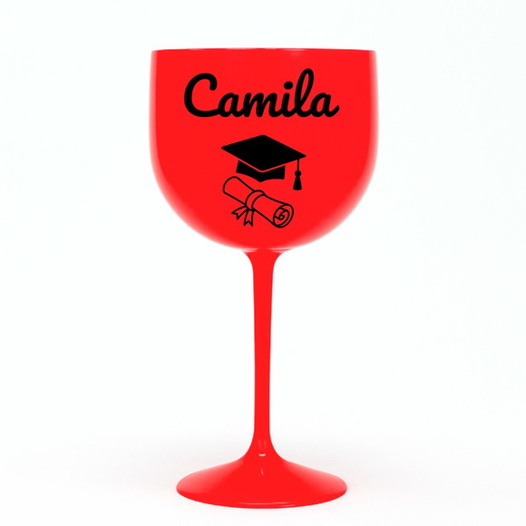Taça Gin 580ml Formatura Personalizada com Nome Camila - Imagem 5