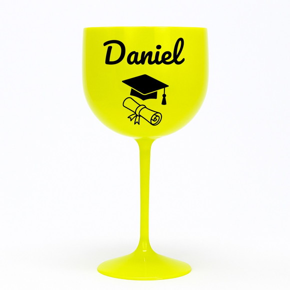 Taça Gin 580ml Formatura Personalizada com Nome Daniel