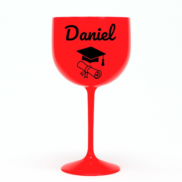 Taça Gin 580ml Formatura Personalizada com Nome Daniel - Imagem 5
