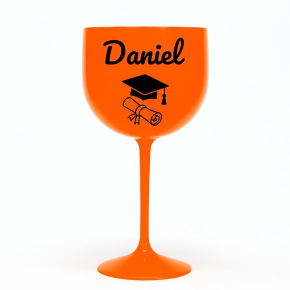 Taça Gin 580ml Formatura Personalizada com Nome Daniel - Imagem 3