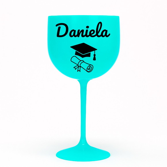 Taça Gin 580ml Formatura Personalizada com Nome Daniela - Imagem 4