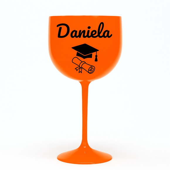 Taça Gin 580ml Formatura Personalizada com Nome Daniela - Imagem 3