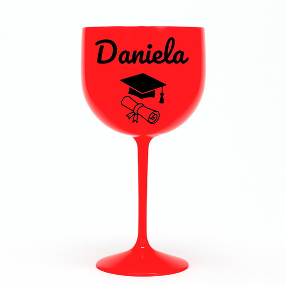 Taça Gin 580ml Formatura Personalizada com Nome Daniela - Imagem 5