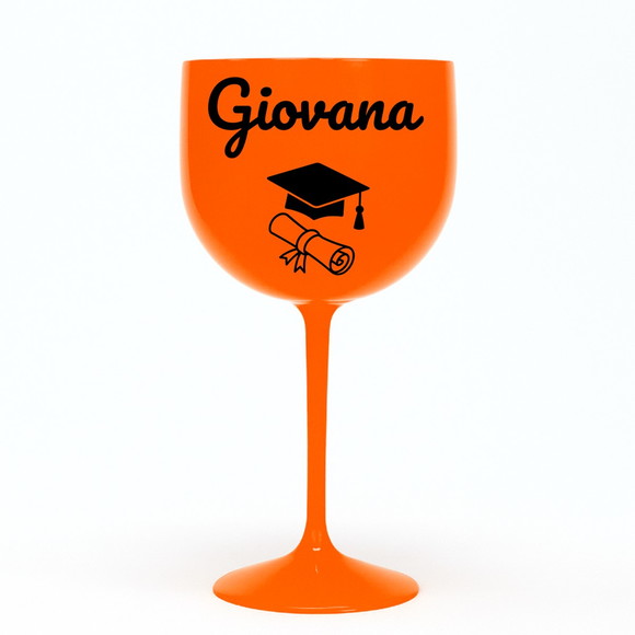 Taça Gin 580ml Formatura Personalizada com Nome Giovana - Imagem 3