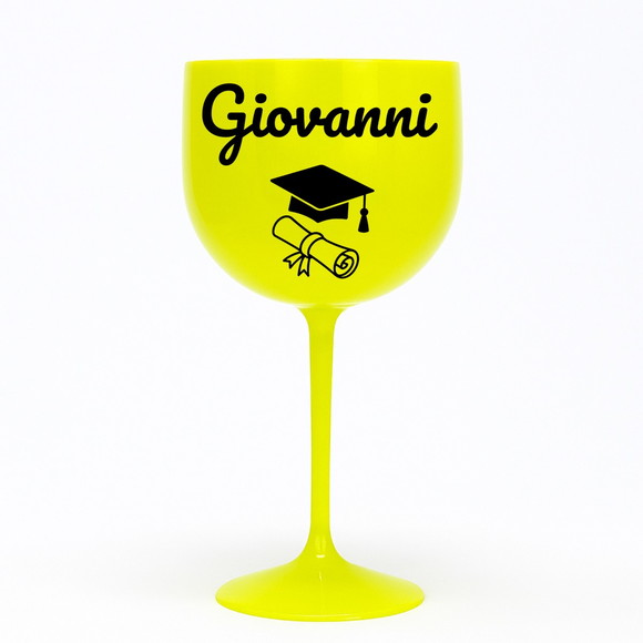 Taça Gin 580ml Formatura Personalizada com Nome Giovanni
