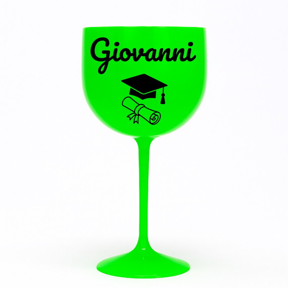 Taça Gin 580ml Formatura Personalizada com Nome Giovanni - Imagem 2
