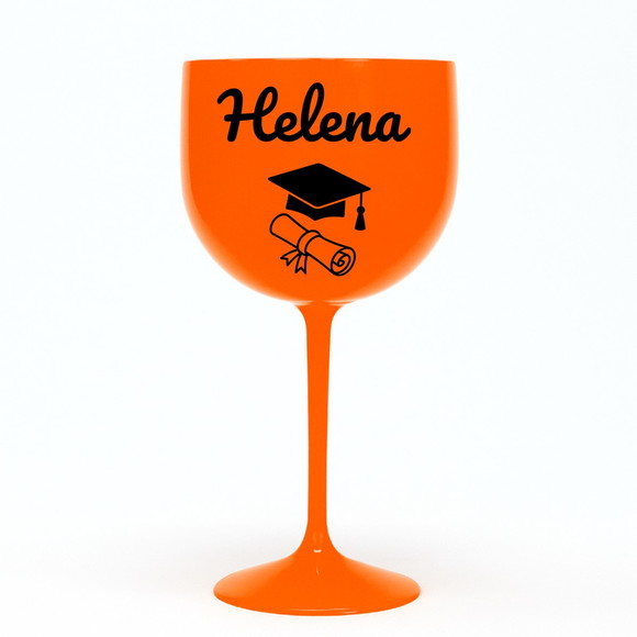 Taça Gin 580ml Formatura Personalizada com Nome Helena - Imagem 3