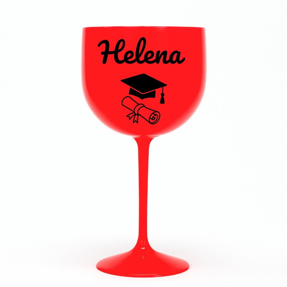 Taça Gin 580ml Formatura Personalizada com Nome Helena - Imagem 5