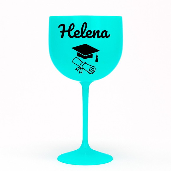 Taça Gin 580ml Formatura Personalizada com Nome Helena - Imagem 4