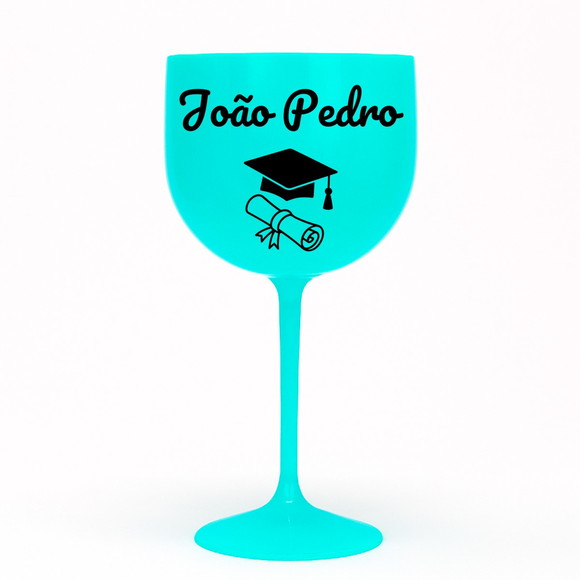Taça Gin 580ml Formatura Personalizada com Nome João Pedro - Imagem 4