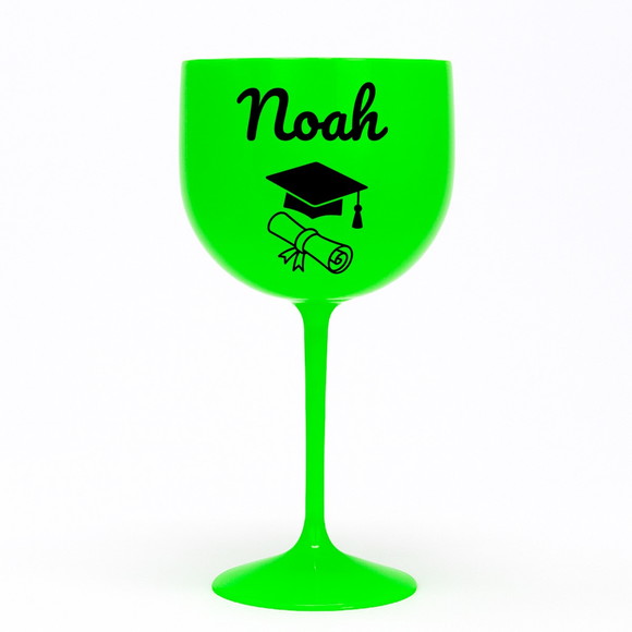 Taça Gin 580ml Formatura Personalizada com Nome Noah - Imagem 2