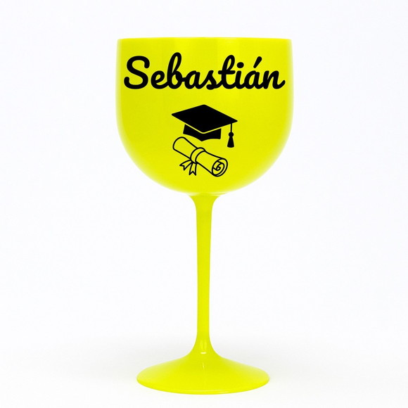 Taça Gin 580ml Formatura Personalizada com Nome Sebastián