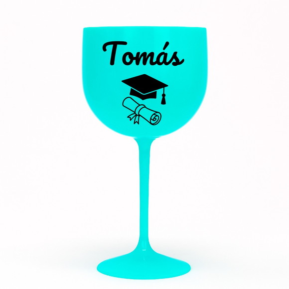 Taça Gin 580ml Formatura Personalizada com Nome Tomás - Imagem 4