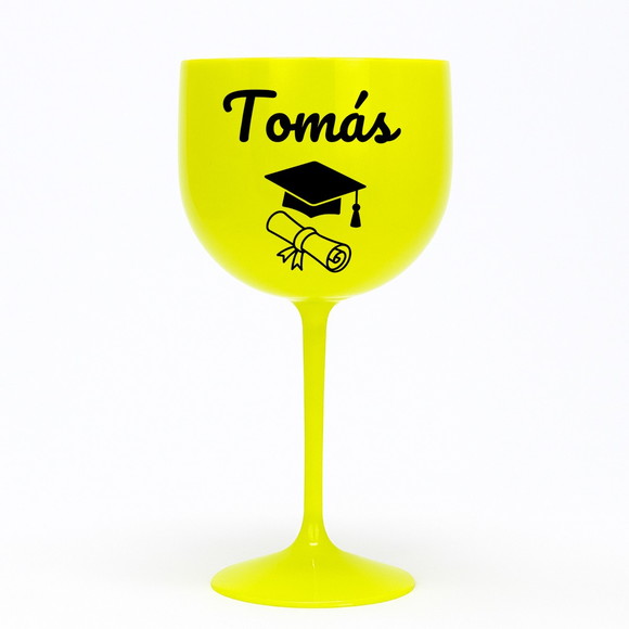 Taça Gin 580ml Formatura Personalizada com Nome Tomás