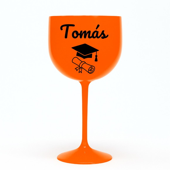 Taça Gin 580ml Formatura Personalizada com Nome Tomás - Imagem 3