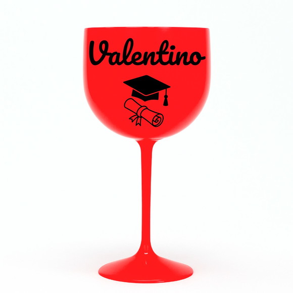 Taça Gin 580ml Formatura Personalizada com Nome Valentino - Imagem 5
