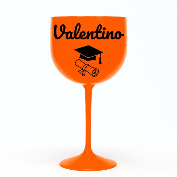 Taça Gin 580ml Formatura Personalizada com Nome Valentino - Imagem 3